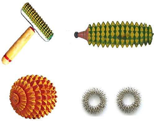 acs Acupressure Health Care System Acs Hand Roller, Kerala, Ball and Sujok Ring -2