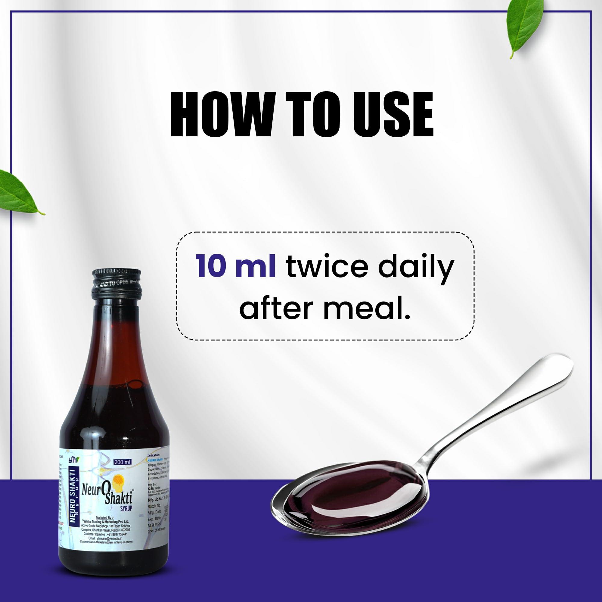 Neuro Shakti Neuro Shakti Syrup helps in tension depression good sleep & mental wellness 200ml