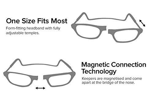ID ID Magnetic Reading Spectacle Glasses For Near Vision (+2.75, Black)