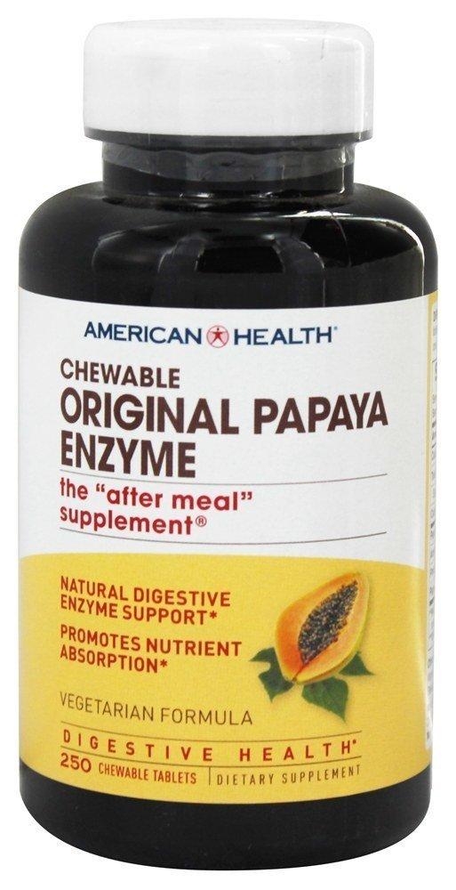 American Health American Health Original Papaya Enzyme Chewable - 250 Tablets