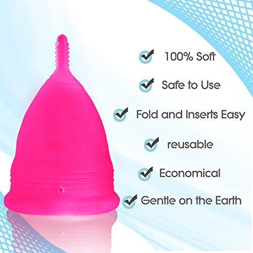 Blossoms Blossom Menstrual Cup (Small, Solid Pink)