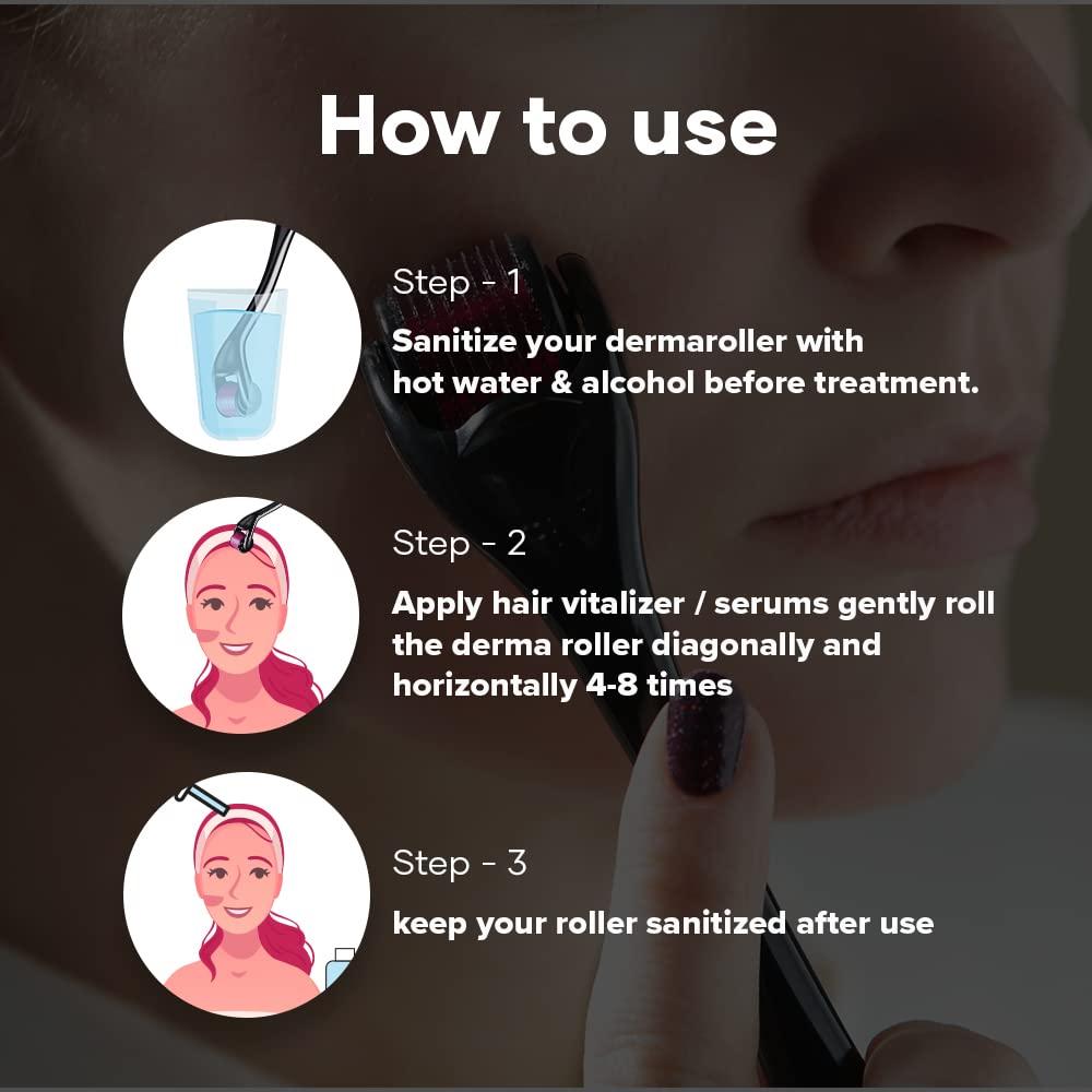 Saturn by GHC Saturn by GHC Hair Growth Combo for Biotin Hair Gummies - 30 Gummies | Derma Roller Hair Activator |for Stronger, Shinier Hair & Nails | Hair Gummies for Women | Gummies for Hair Growth