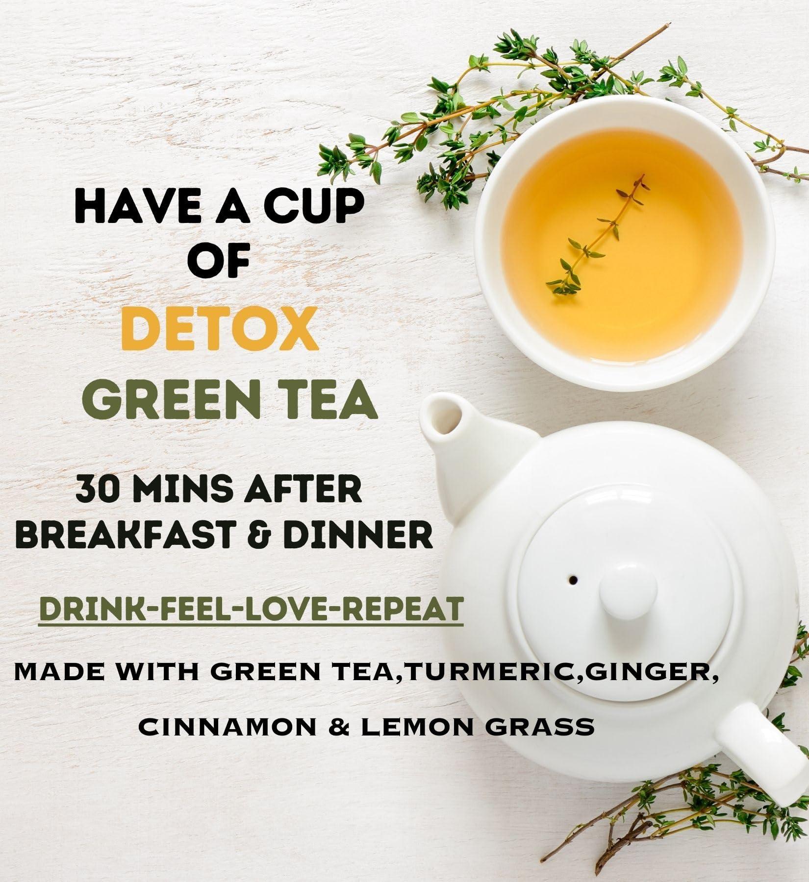 Generic Rlb Choice-Detox Loose Leaves Green Tea-Your Path To Wellness-Purity In Every Sip, Better Digestion, Boost Immunity, Skin Glow,80 Grams