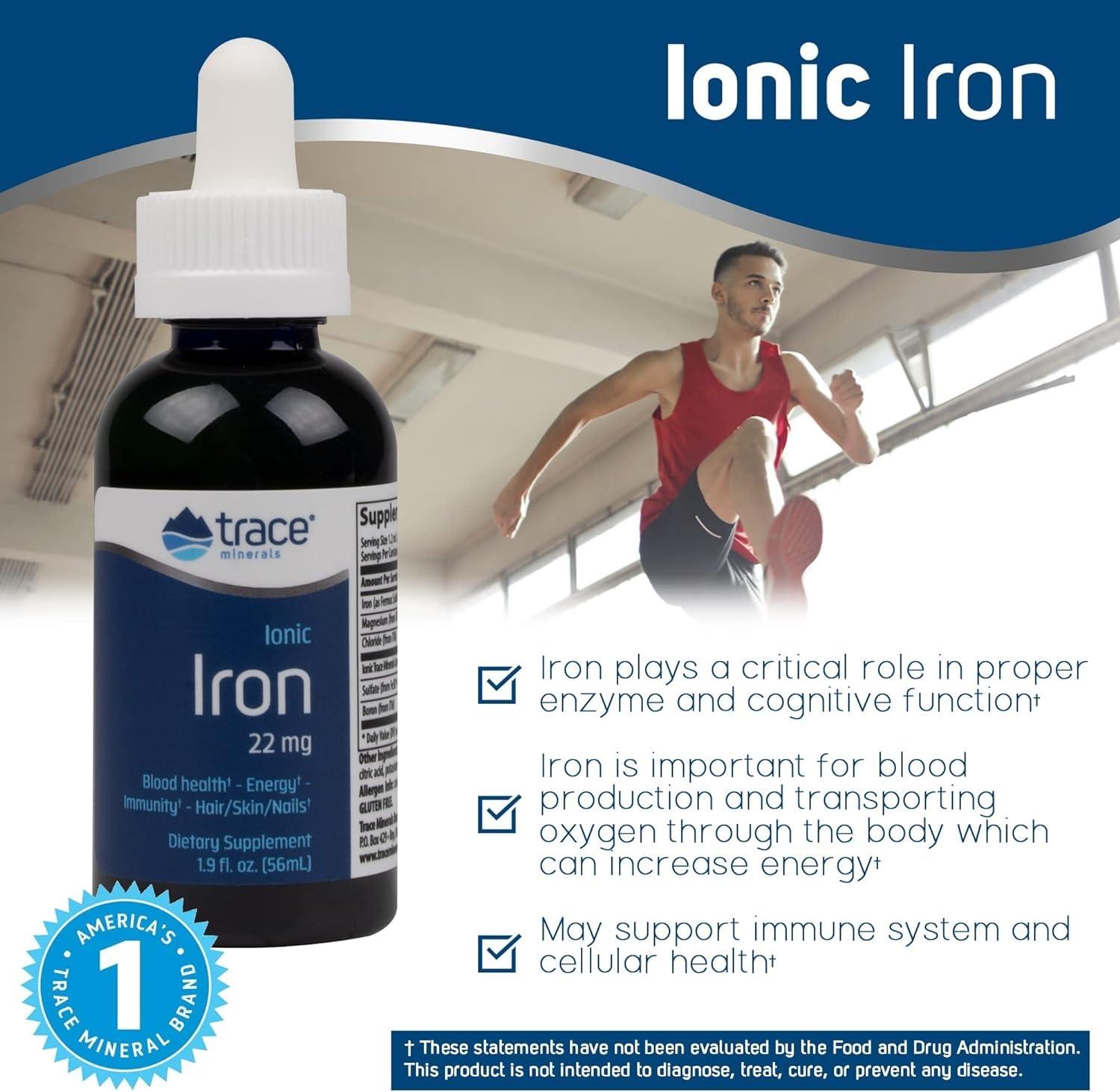 Trace Minerals Research Trace Minerals Research Liquid Ionic Iron - 2 oz.