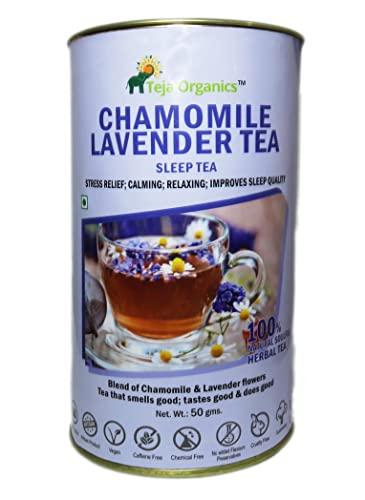 Teja Organics Teja Organics Chamomile Lavender Tea Chamomile & Lavender Flavour Herbal Tea 50Gm