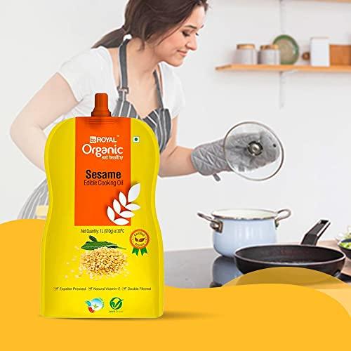 BB Royal BB Royal Organic Cold Pressed Sesame Oil - 1 L (Gingelly Oil)