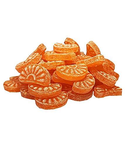 Yumiy Yumiy Orange Fruit Candy Balls Toffee Pack for Kids, Narangee Meethi Goli, Orange Toffees and Flavoured Sugar Candies, 200g