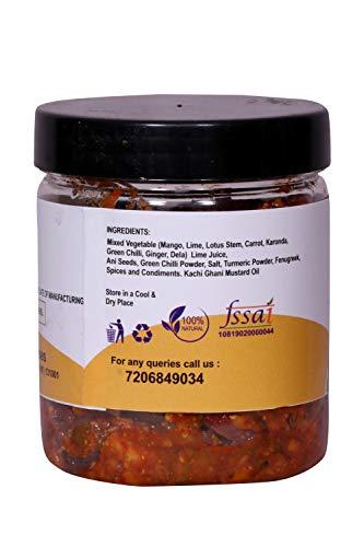 SAi Food SAi Food Home-Made Organic Punjabi All in Mixed Pickle Pickle 250gm ( Reset Your Eating Habits with a Healthy Solution)