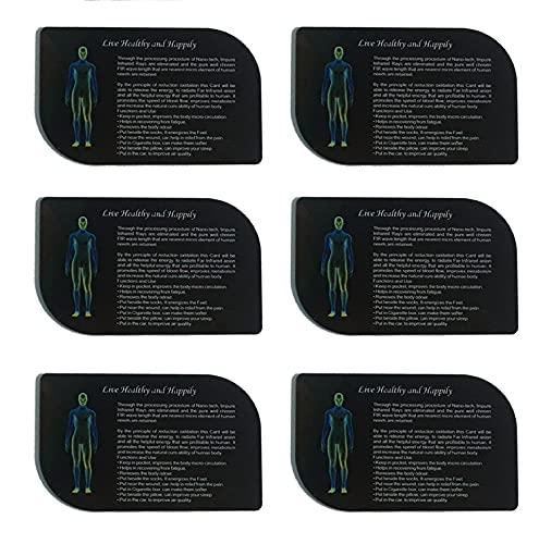 Pentbuns Pentbuns Nano Anti Radiation Bio Energy Card Pack of 6 (Multicolour) | Health Card Anti Radiation Bio Energy Anti-Radiation Card (Generic)