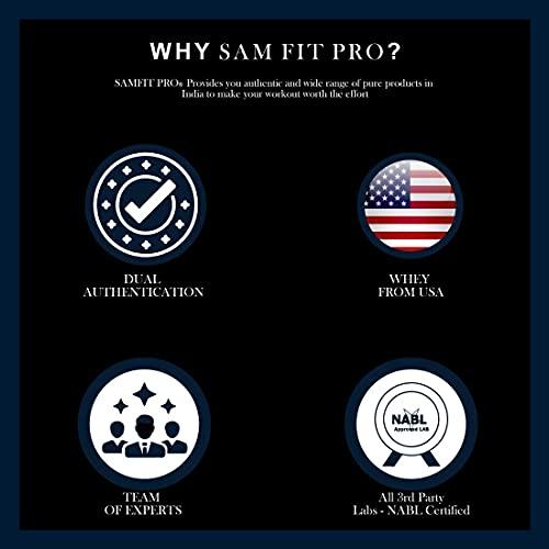 SAMFIT SamFit Pro Raw Whey | Raw Unflavoured | 24g Protein | 5.5g BCAA | 4.4g Glutamine | USA Made Whey (30GM)