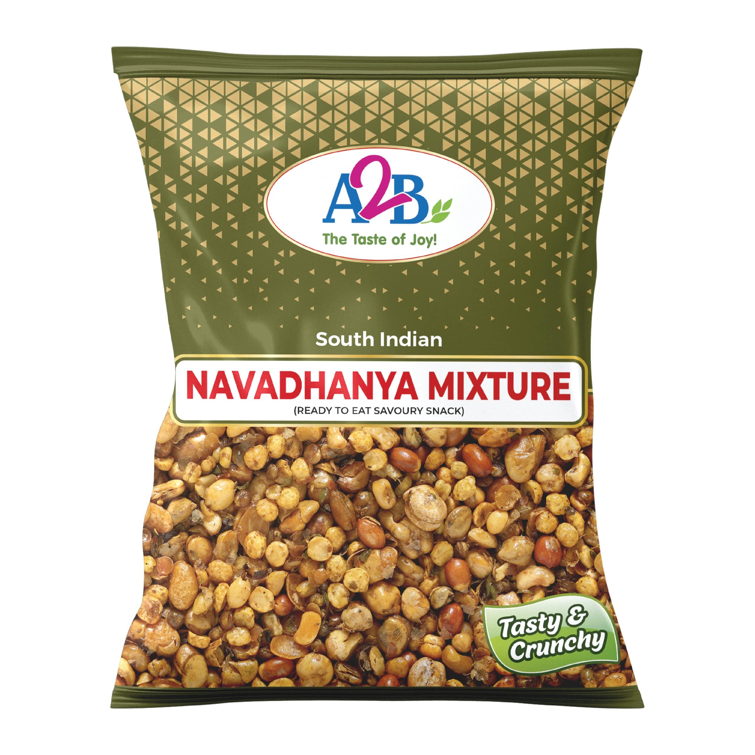 A2B A2B Snacks Navadhanyam Mixture (Pack of 2*200gm)