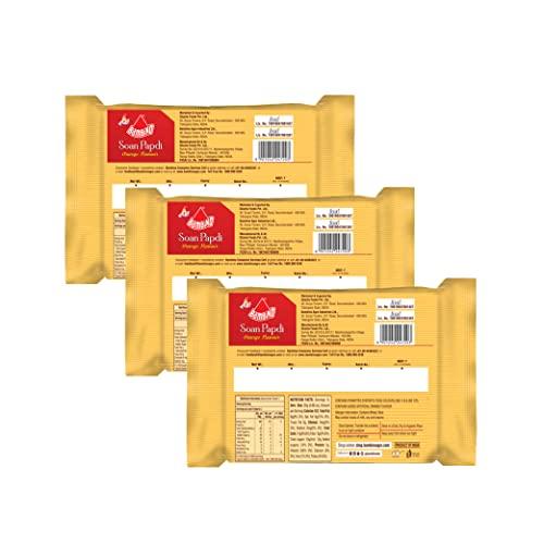 Bambino Bambino Soan Papdi Orange Flavour 200g (Pack of 3)