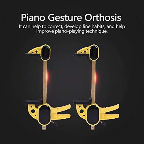 KKmoon- Piano Hand Gesture Orthoses Finger Straightener Wrist Braces Type Gesture Corrector Tools for Piano Beginners