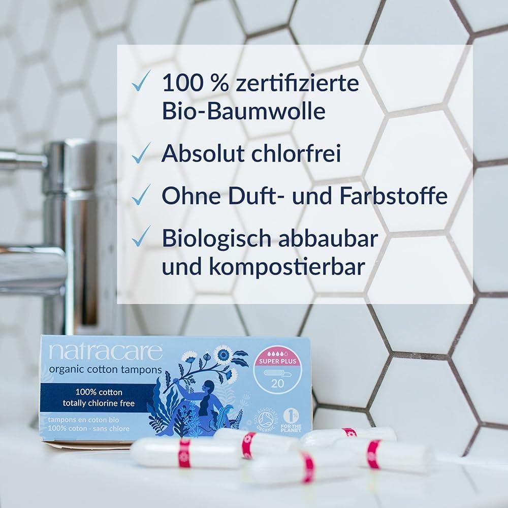 Natracare Natracare Organic Cotton Tampons, Super Plus, 20 Count