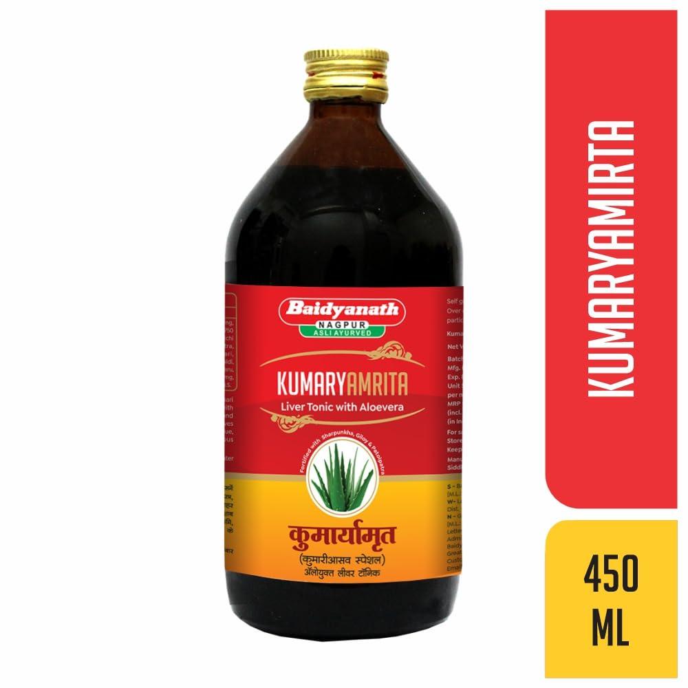 Baidyanath Baidyanath Kumaryamrita Liver Tonic with Aloevera - 450 ml