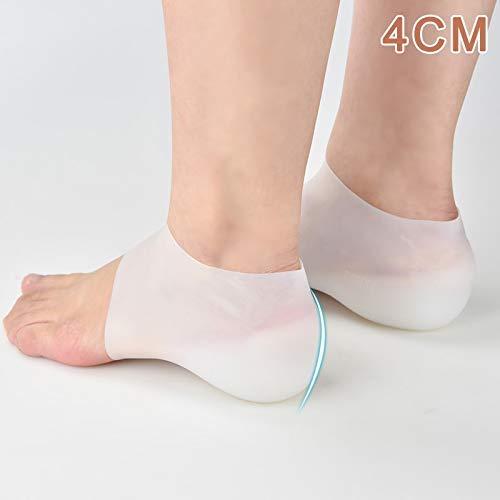 Generic 1 Pair Invisible Height Lift Heel Pad Sock Liners Increase Insole Pain Relieve For Women Men