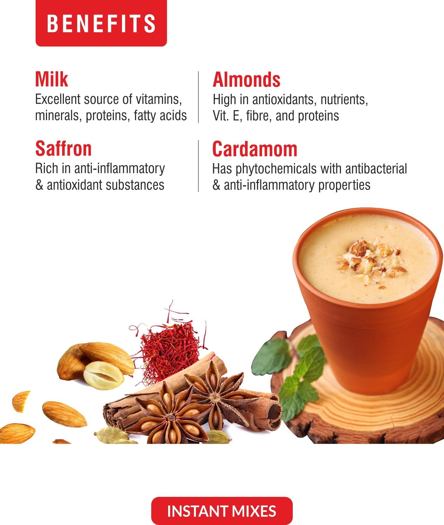 Priya Priya Instant Badam Milk Mix, 200g (Pack of 2)