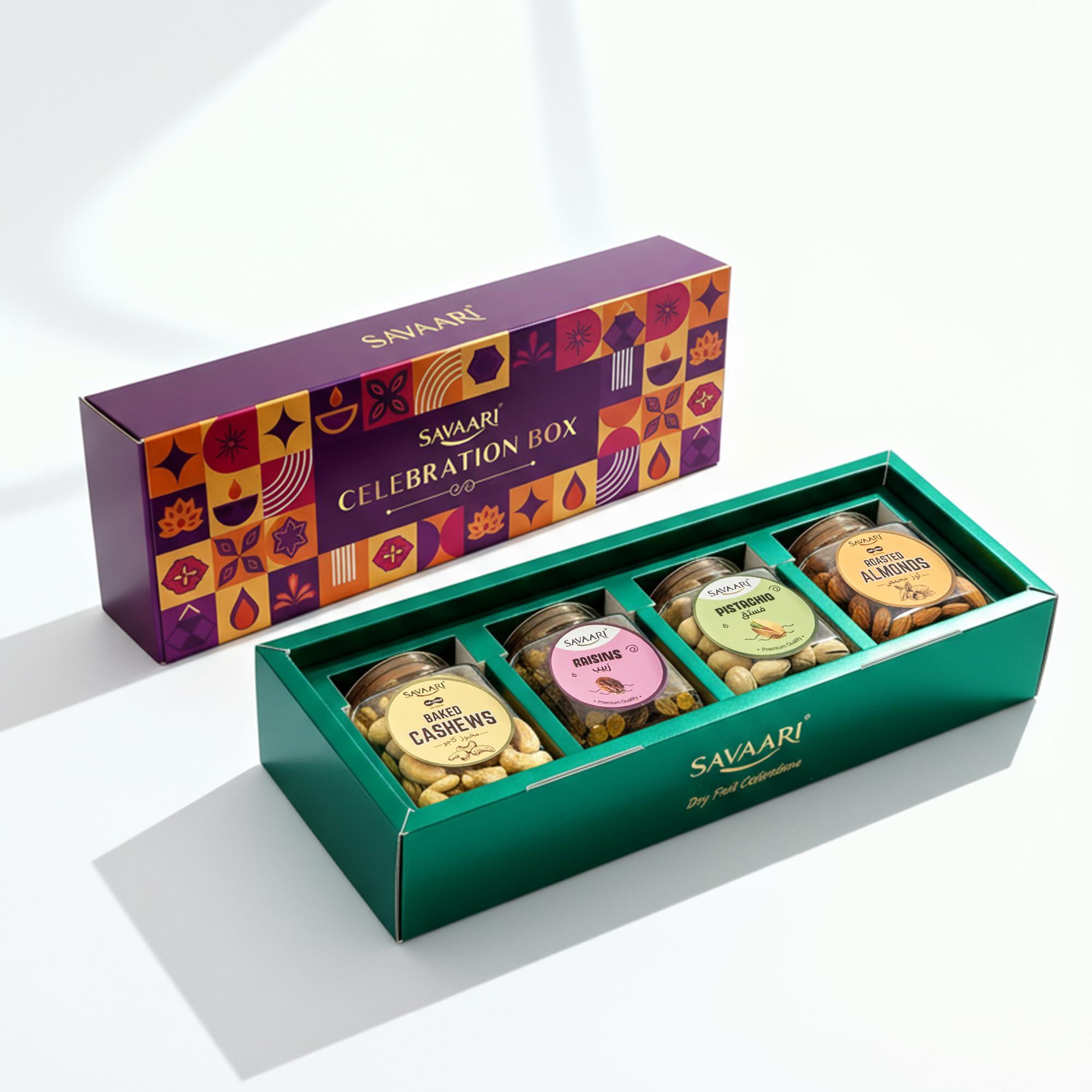 SAVAARI SAVAARI Celebration Dry Fruits Gift Box 580gms / Export Quality