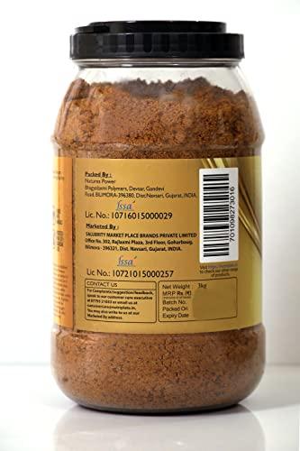 Nutriplato Nutriplato Jaggery | Gur Powder Premium Jar, 3 Kg