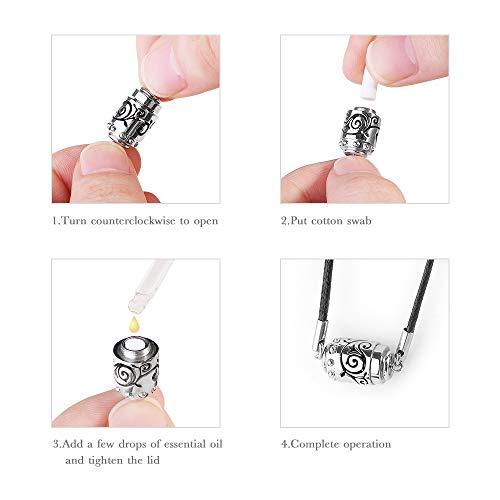 Home-Cloud 20PCS Diffuser Necklace Refill Sticks Diffuser sticks Replacement, Absorbent Mini Refill Sticks for Pendulum Pattern Aroma Necklace