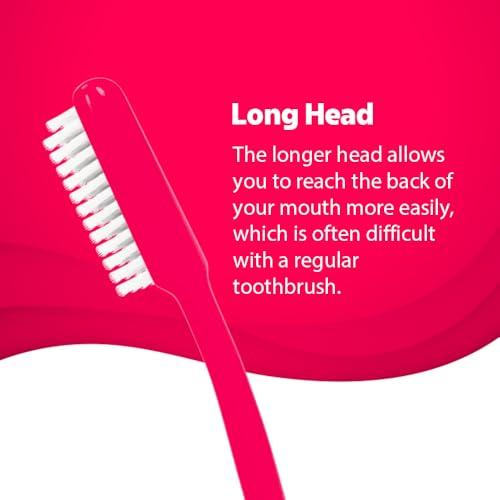 Classic gold Classic Gold Supreme Super Soft Manual Toothbrush For Adults Pack Of 12 With New Anti Bacterial Crystal Clear Cap And Also Premium Dupont Bristles