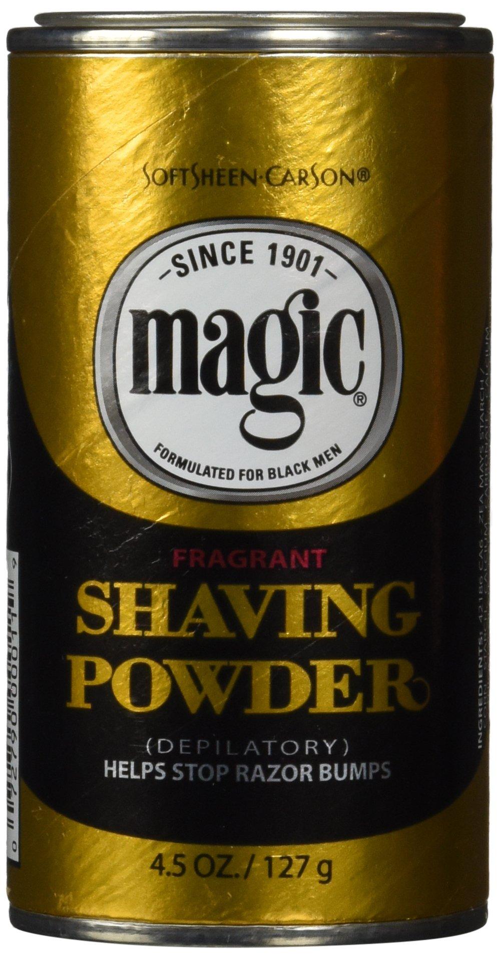 Magic Shave Soft Sheen Carson Magic Fragrant Shaving Powder