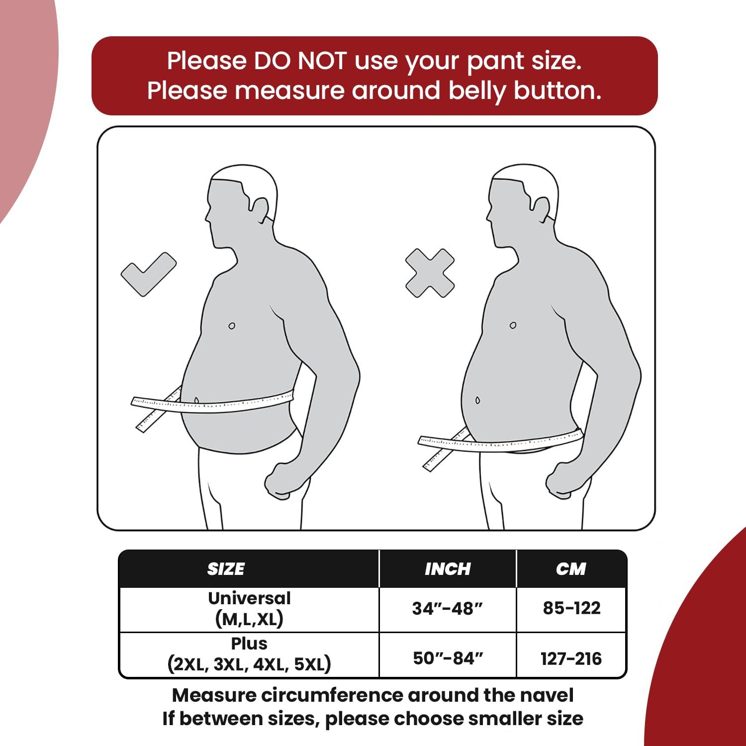 acturaa acturaa Plus Size Back Brace for Woman and Man - 2XL to 5XL Extra Large Lower Back Support with Straps and Compressions, Herniated Disc Back Pain Relief, Abdominal Plus Size Binder (Plus Size)