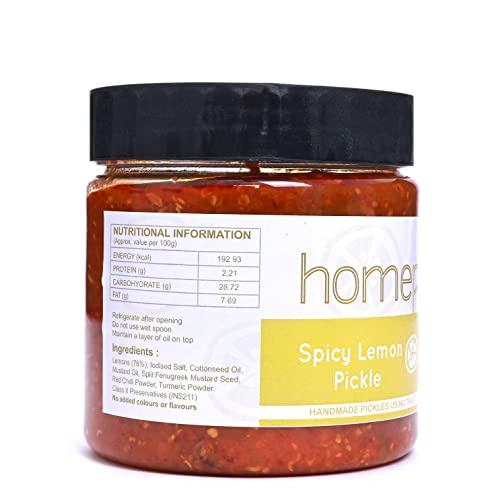 HOMEPICK Homepick Spicy Lemon Pickle 300g - Nimbu Ka Achar