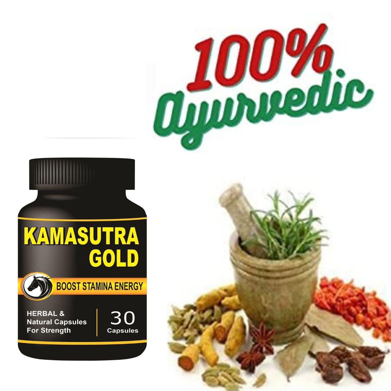 69 Products 69 Products Kama Suttra Capsule For Men Endurance, Ashwagandha, Only For Men - 30 Caps Bottle (Pack of 2)