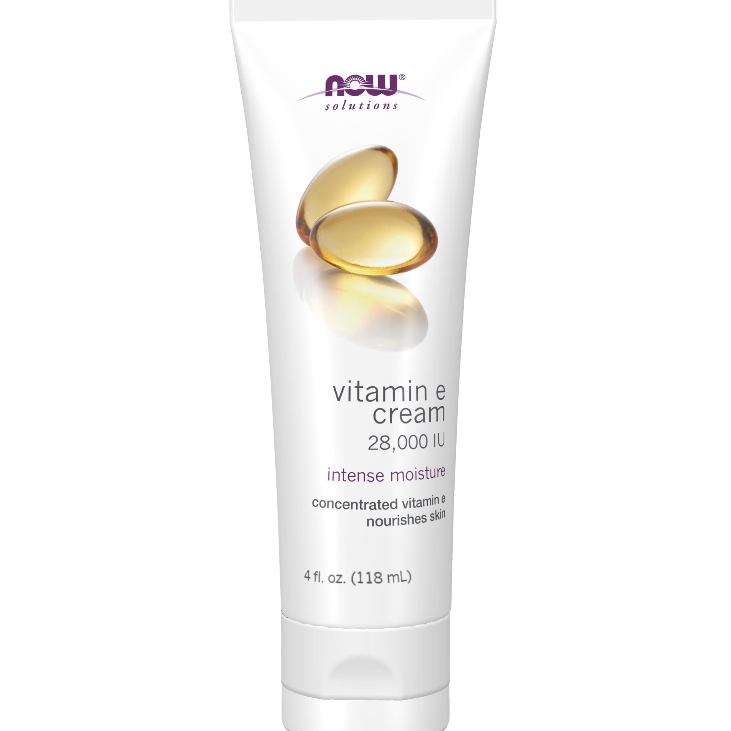 NOW NOW Vitamin E Cream 28,000 IU, 4-Ounce