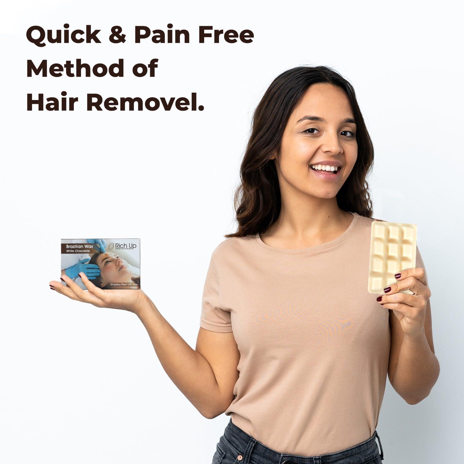 RICH UP PROFESSIONAL RICH UP 400gm Brazilian wax - White chocolate flavor