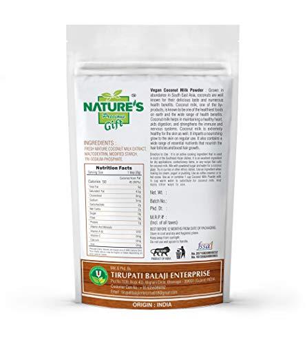NATURE'S GIFT - FOR THOSE WHO CARE'S NATURE\'S GIFT - FOR THOSE WHO CARE\'S Vegan Coconut Milk Powder - 500 GM