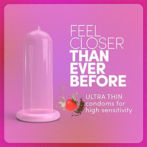 Bold Care Bold Care 404 All-In-One Multi-Flavour Condoms Pack - 2 x 5 Assorted condoms in each pack - (Pack of 3)