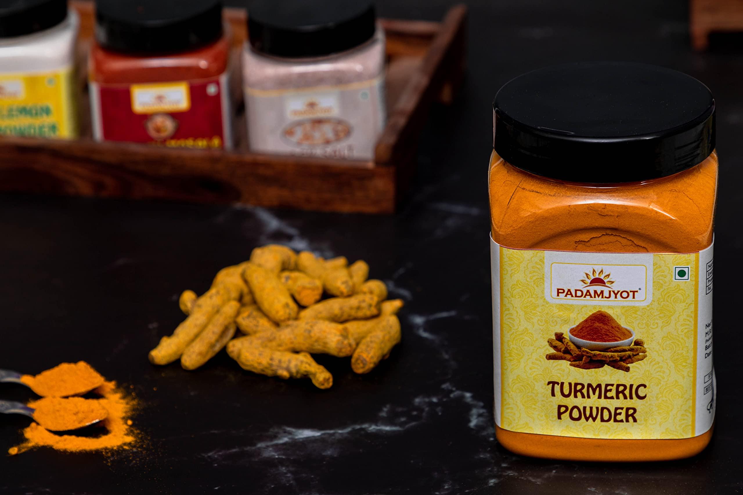 PADAMJYOT PADAMJYOT Turmeric Powder | Haldi Powder | Kurkum Powder | Curcuma Powder | Manjal Powder | Arishina Powder | Haladi Powder | Pasupu Podi | High Curcumin Turmeric Powder | Stonegrinded Haldi Powder | Pure Haldi