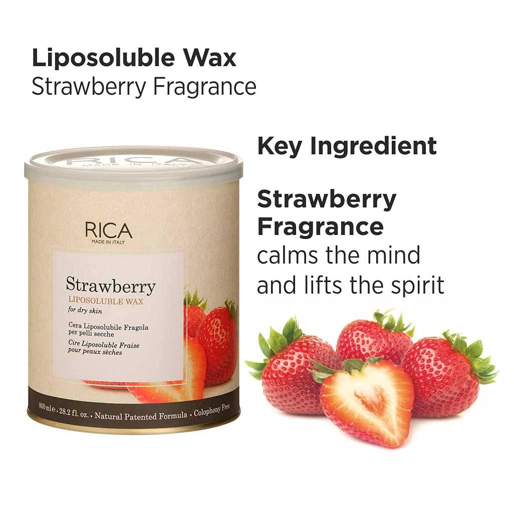 RICA Rica Strawberry Wax for Sensitive Skin Set of 2