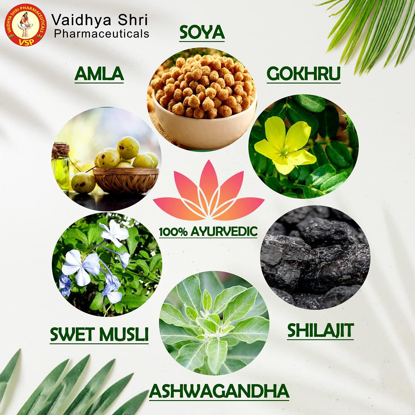 VAIDHYA SHRI PHARMACEUTICALS VAIDHYA SHRI PHARMACEUTICALS Ayurvedic Body Look Powder - 300 gm Each (Pack of 3)