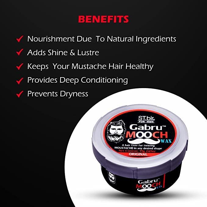 GABRU Gabru ST.bir Men's Mooch Wax (Pack of 25 g)
