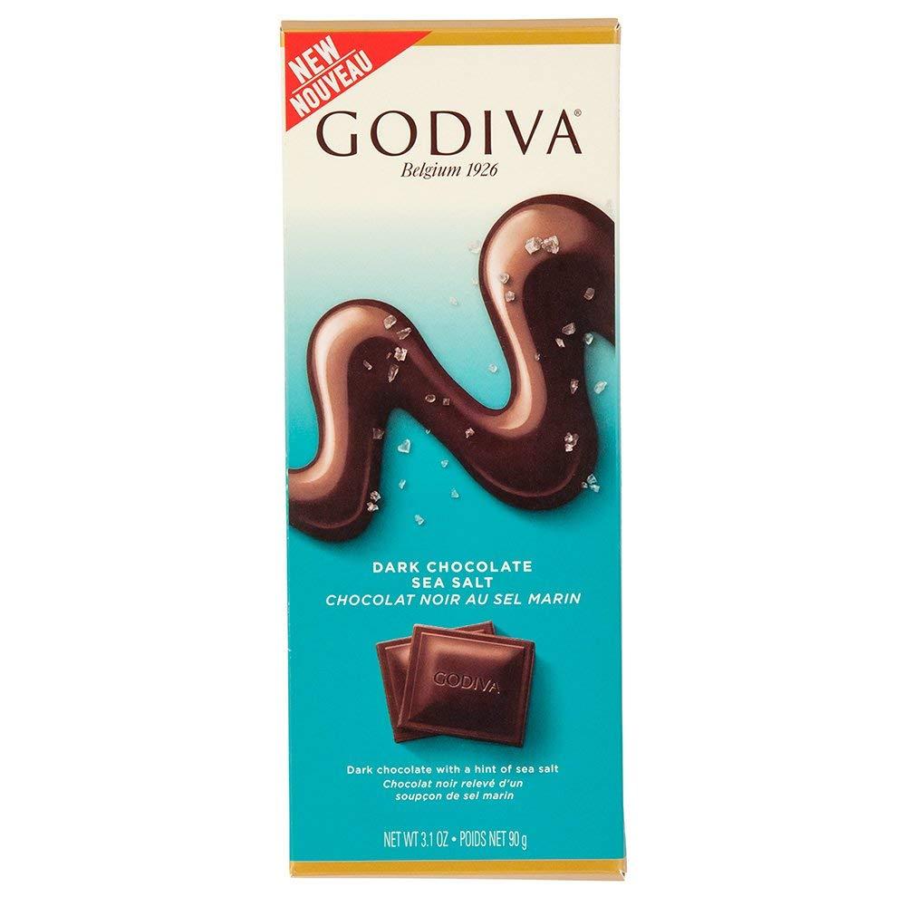 Godiva Godiva Dark Chocolate Sea Salt Pouch, 90 g
