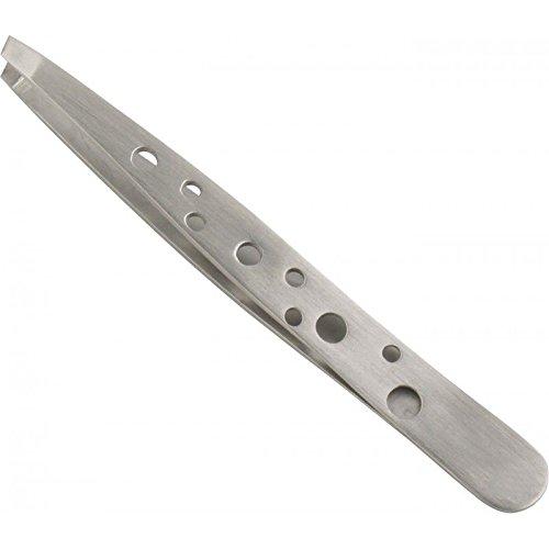 Haoweida Stainless Steel Slant Tip Tweezer - The Best Professional Precision Eyebrow Tweezers,Surgical Grade Stainless Steel for Professional Eyebrow Shaping and Facial Hair Removal 1PC