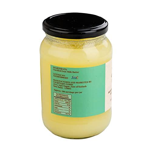 Courtyard Courtyard Farms Goat Milk Ghee - 100% Natural I Grass Fed I Traditional I 500ml Glass Jar