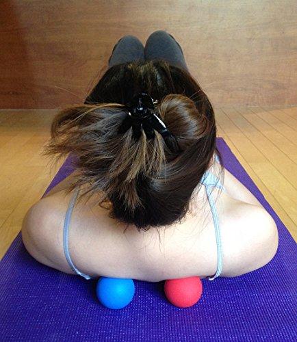 Kieba Kieba DuPont Massage Firm Lacrosse Balls for Myofascial Release, Trigger Point Therapy, Muscle Knots, and Yoga - Set of 2
