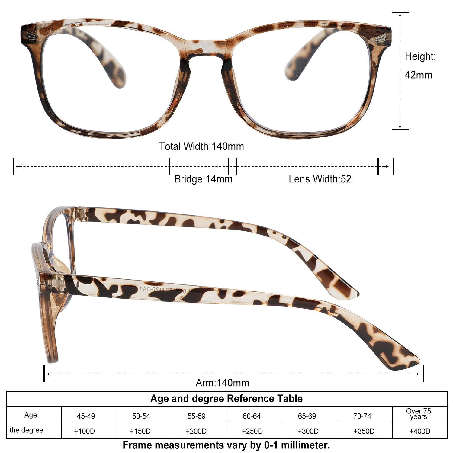 CHEERS DEVICES CHEERS DEVICES Blue Light Glasses For Woman Men, Computer Reading/Gaming/Tv/Phones, Anti-Glare Eye Protection And Uv400 Ray Eyeglasses(Leopard)