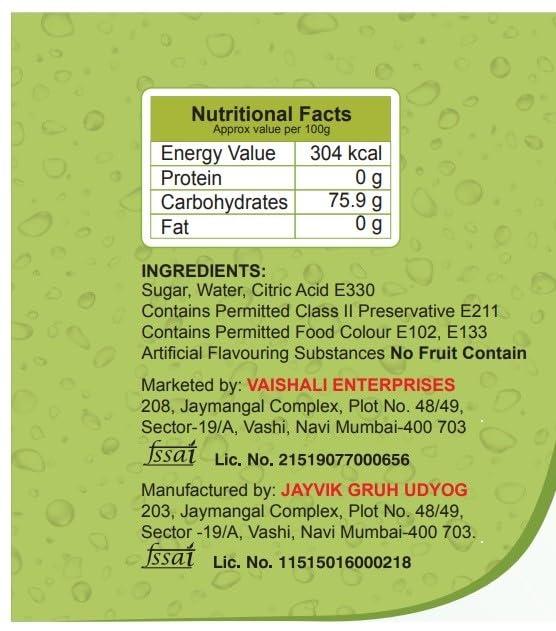 SHREEJI SHREEJI Green Apple Syrup Mix with Water for Making Juice Pet Bottle, 750