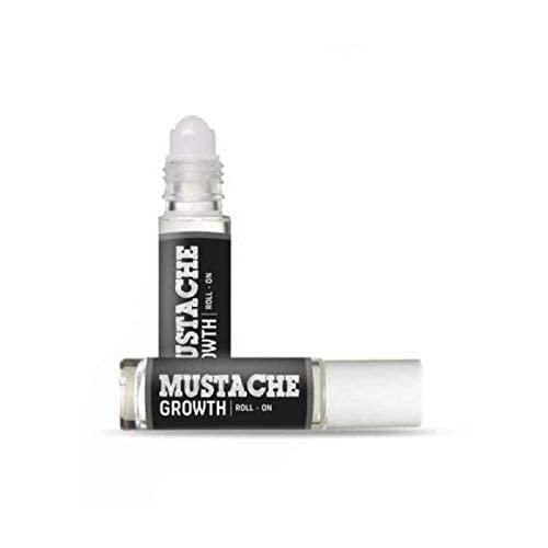 BEARDO BEARDO Mustache Growth Roll On - 8 Ml|Stimulates Hair Follicles|Boosts Hair Growth |With With Almond & Coconut Oils |Easy To Use Roll On|Pack Of 2, 110 Grams