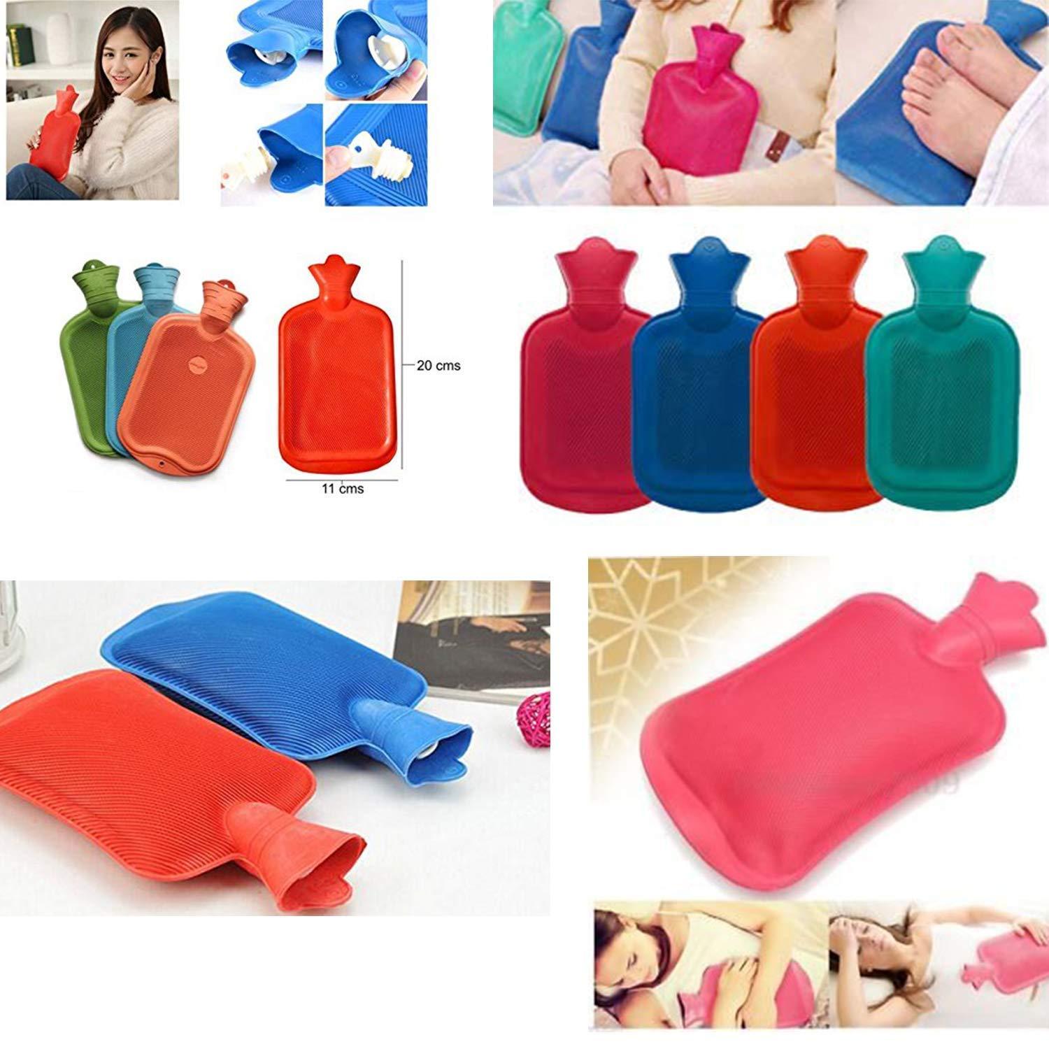CHARU ENTERPRISES Charu Rubber Bottle Cold & Hot Water Bag Body Heat Massage Pain Relaxing Treatment pack of 01