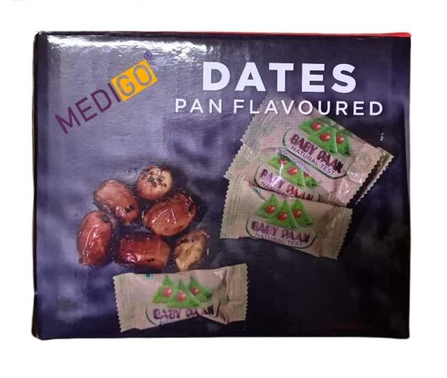 Medigo Sweets Baby Paan Mouth Freshener Chocolate Khajoor Flavored Candy (1 Box-60 pcs)