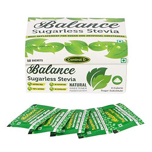 Balance Stevia Balance Stevia 100% Natural Sweetener Sugar Free Sachets (50 Sachets)
