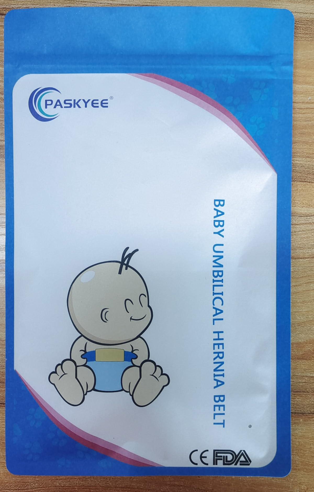 Paskyee Paskyee Umbilical Hernia Belt Baby Belly Button Band Infant Belly Wrap Abdominal Binder Hernia Truss Support Adjustable Navel Belly Band Newborn Umbilical Cord Blue