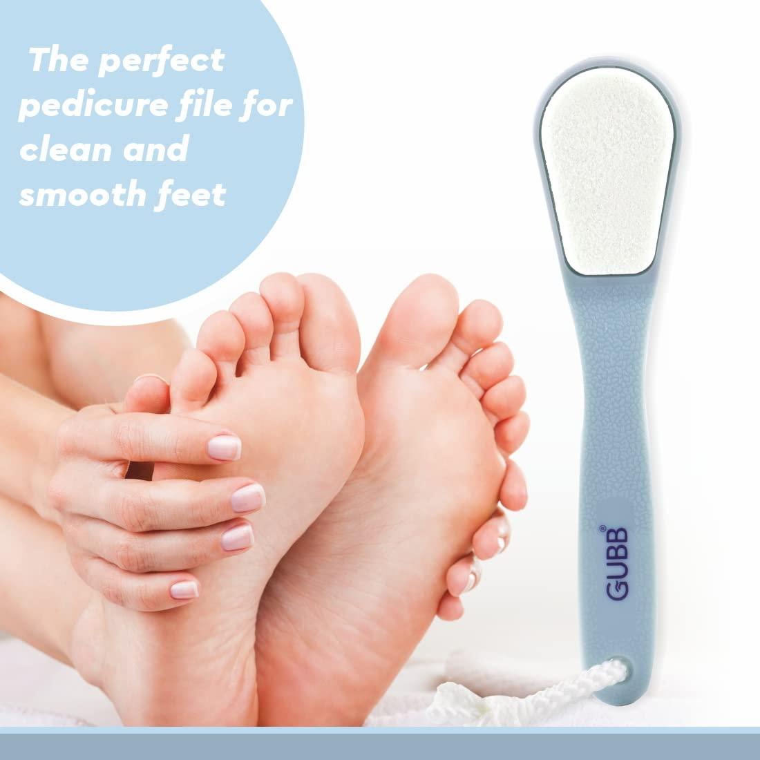 GUBB GUBB Dual Ceramic Stone Pedicure Tool Foot File- Remove Callus, Dual Side Rough & Gentle | Exfoliates the Skin for Silky & Smooth FInish
