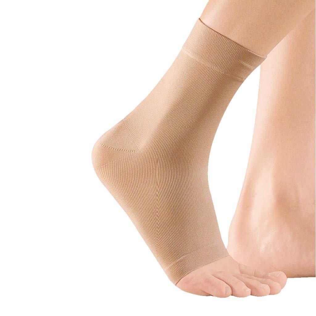 Medi Medi elastic ankle support item 501 - Caramel, CCL 2 | 2-way Stretch Orthopedic Ankle Support | Medium Compression with Fitted Heel | Inflammation or Sprain of Ankle | Knitted Fabric (2)